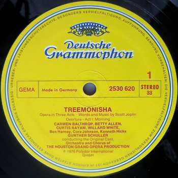 2LP/Set di cofanetti Scott Joplin: Treemonisha (Original Cast Recording)