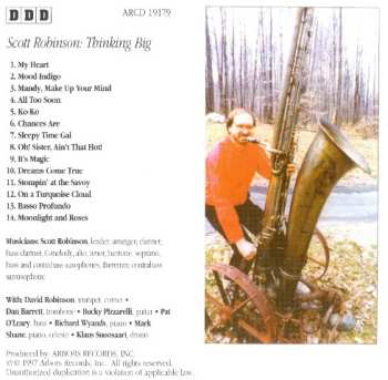 CD Scott Robinson: Thinking Big