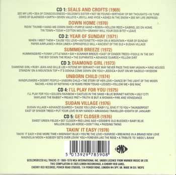 5CD/Set di cofanetti Seals & Crofts: Gold & Rainbows: The Warner Bros. Years 1969-1978