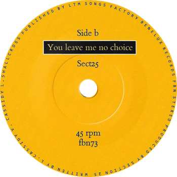 SP Section 25: Mirror / You Leave Me No Choice LTD