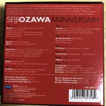 11CD/Set di cofanetti Seiji Ozawa: Seiji Ozawa Anniversary