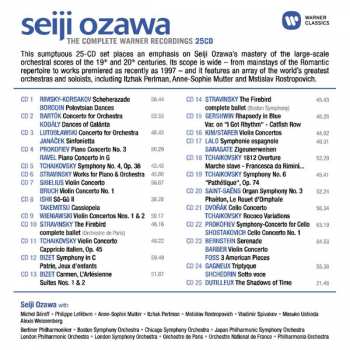 25CD/Set di cofanetti Seiji Ozawa: The Complete Warner Recordings