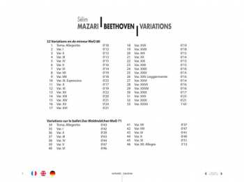 CD Selim Mazari: Beethoven Variations DIGI