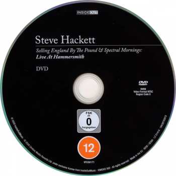 2CD/DVD Steve Hackett: Selling England By The Pound & Spectral Mornings: Live At Hammersmith