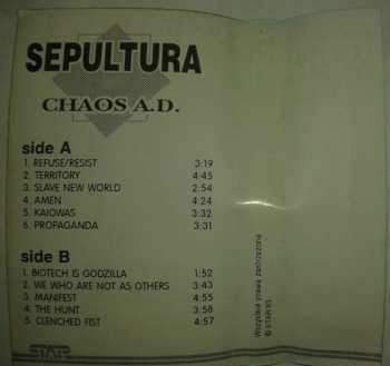 MC Sepultura: Chaos A.D.
