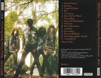 CD Sepultura: Morbid Visions / Bestial Devastation