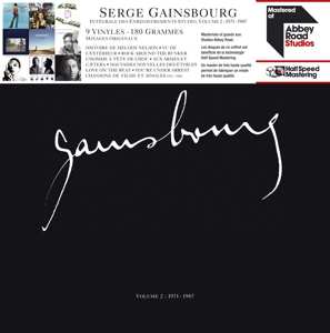 9LP/Set di cofanetti Serge Gainsbourg: Intégrale Des Enregistrements Studio, Volume 2 : 1971-1987  LTD