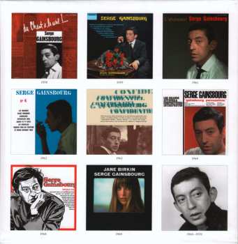 9LP/Set di cofanetti Serge Gainsbourg: Intégrale Des Enregistrements Studio, Volume 1 : 1958-1970  LTD