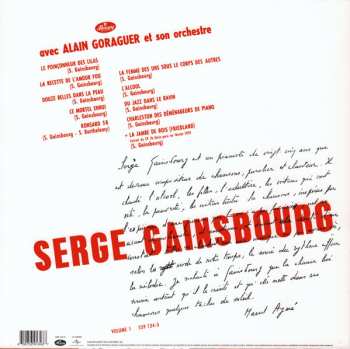 9LP/Set di cofanetti Serge Gainsbourg: Intégrale Des Enregistrements Studio, Volume 1 : 1958-1970  LTD