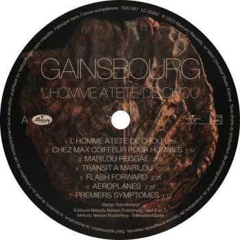2LP Serge Gainsbourg: L'Homme À Tête De Chou DLX