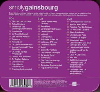 3CD/Set di cofanetti Serge Gainsbourg: Simply Gainsbourg (3 CDs From The Genius Of Chanson)