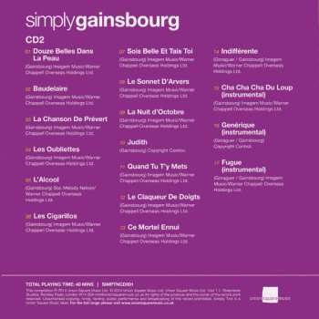 3CD/Set di cofanetti Serge Gainsbourg: Simply Gainsbourg (3 CDs From The Genius Of Chanson)