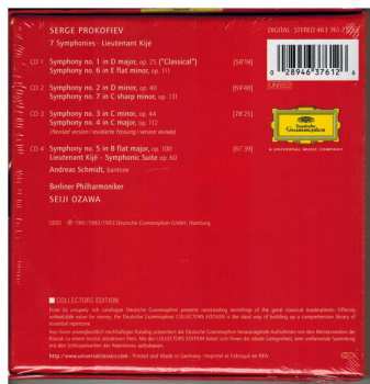 4CD/Set di cofanetti Sergei Prokofiev: 7 Symphonies •  Lieutenant Kijé