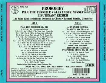 2CD/Set di cofanetti Sergei Prokofiev: The Film Music: Alexander Nevsky;  Ivan The Terrible; Lt. Kizheh