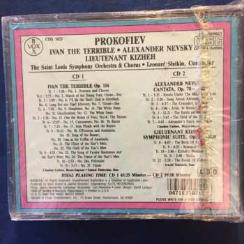 2CD/Set di cofanetti Sergei Prokofiev: The Film Music: Alexander Nevsky;  Ivan The Terrible; Lt. Kizheh