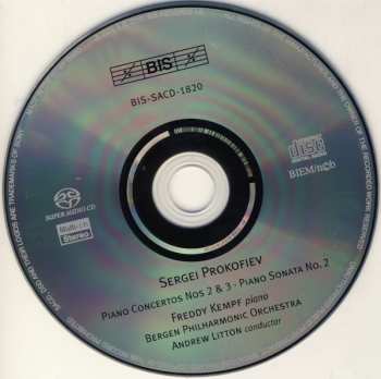 SACD Sergei Prokofiev: Piano Concertos 2 & 3 / Sonata No. 2