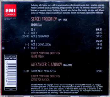 2CD Sergei Prokofiev: Prokofiev: Cinderella • Glazunov: Raymonda (Highlights)