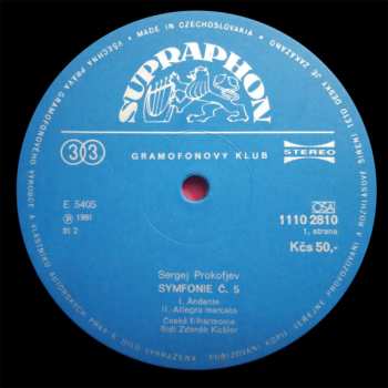 LP Sergei Prokofiev: Symfonie Č.5