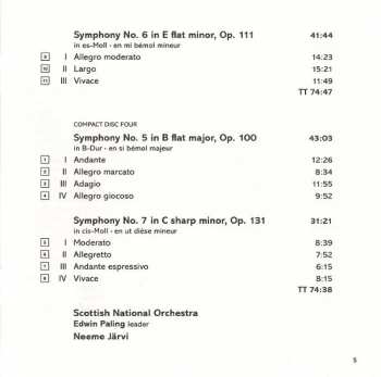 4CD/Set di cofanetti Sergei Prokofiev: The Complete Symphonies
