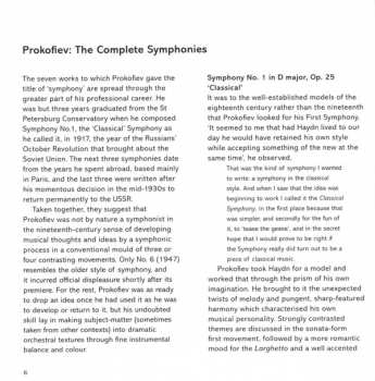 4CD/Set di cofanetti Sergei Prokofiev: The Complete Symphonies