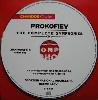 4CD/Set di cofanetti Sergei Prokofiev: The Complete Symphonies