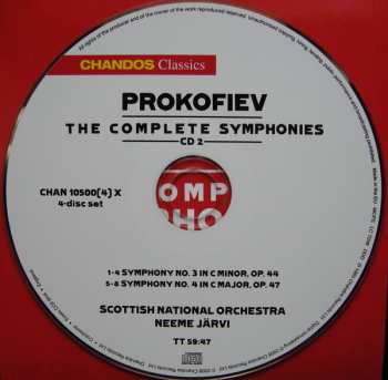 4CD/Set di cofanetti Sergei Prokofiev: The Complete Symphonies