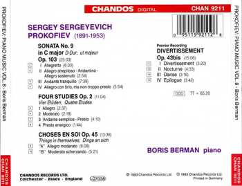 CD Sergei Prokofiev: Vol. 8 Of The Complete Piano Music
