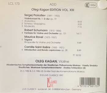 CD Sergei Prokofiev: Works For Violin And Orchestra
