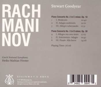CD Sergei Vasilyevich Rachmaninoff: Piano Concertos 2 & 3