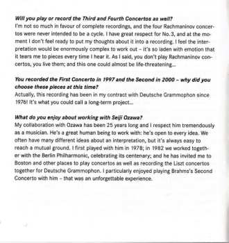 CD Sergei Vasilyevich Rachmaninoff: Rachmaninov: Piano Concertos 1 & 2