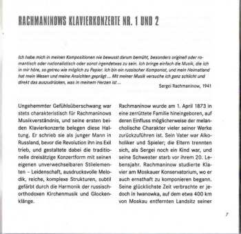 CD Sergei Vasilyevich Rachmaninoff: Rachmaninov: Piano Concertos 1 & 2