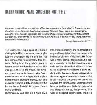 CD Sergei Vasilyevich Rachmaninoff: Rachmaninov: Piano Concertos 1 & 2