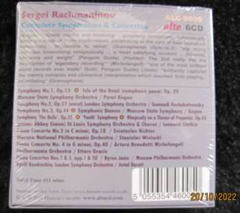 6CD/Set di cofanetti Sergei Vasilyevich Rachmaninoff: Sergei Rachmaninov (1873-1943) Complete Symphonies And Concertos