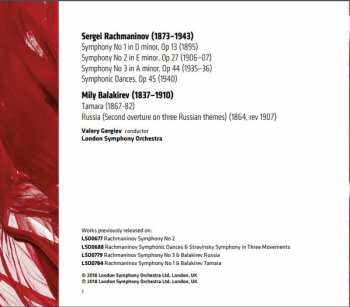 Set di cofanetti/Blu-ray/3SACD The London Symphony Orchestra: Symphonies Nos 1-3 / Symphonic Dances