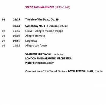 CD The London Philharmonic Orchestra: Symphony No. 1; The Isle Of The Dead