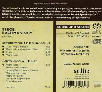 SACD Sergei Vasilyevich Rachmaninoff: Symphony No. 2 / Caprice Bohémien