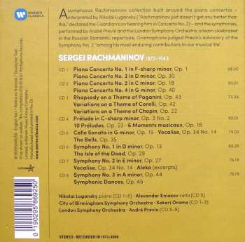 8CD/Set di cofanetti Sergei Vasilyevich Rachmaninoff: The 4 Piano Concertos • Piano Works • The 3 Symphonies • Orchestral Works