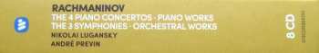 8CD/Set di cofanetti Sergei Vasilyevich Rachmaninoff: The 4 Piano Concertos • Piano Works • The 3 Symphonies • Orchestral Works