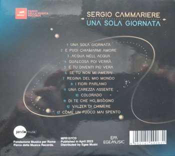 CD Sergio Cammariere: Una Sola Giornata DIGI