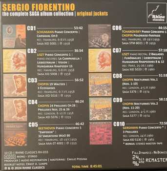 10CD/Set di cofanetti Sergio Fiorentino: The Complete Saga Collection