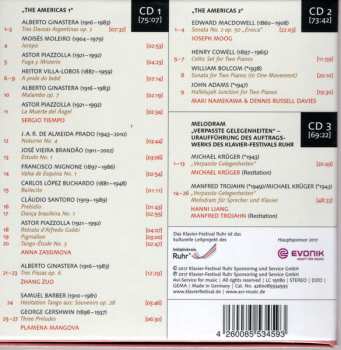 3CD/Set di cofanetti Dennis Russell Davies: "The Americas" Und Ein Neues Melodram