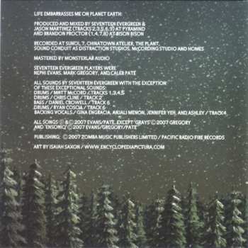 CD Seventeen Evergreen: Life Embarrasses Me On Planet Earth