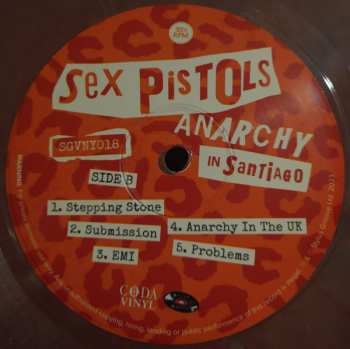LP Sex Pistols: Anarchy In Santiago