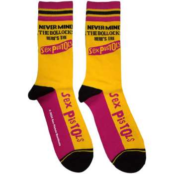 Merce Sex Pistols: The Sex Pistols Unisex Ankle Socks: Never Mind The Bollocks Stripes