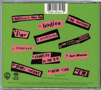 CD Sex Pistols: Never Mind The Bollocks Here's The Sex Pistols