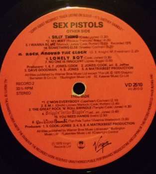2LP Sex Pistols: The Great Rock 'N' Roll Swindle