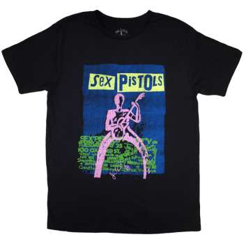Merch Sex Pistols: Maglietta Guitar Cartoon
