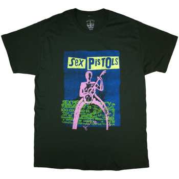 Merch Sex Pistols: Maglietta Guitar Cartoon