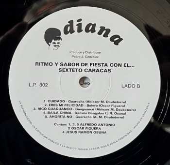 LP Sexteto Caracas: Ritmo Y Sabor De Fiesta Con El...