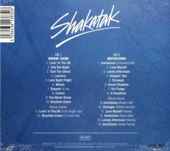 2CD Shakatak: Drivin' Hard / Invitations